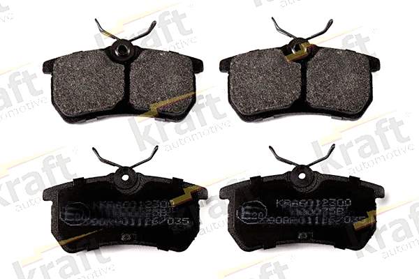 Kit de plaquettes de frein, frein à disque KRAFT AUTOMOTIVE 6012300