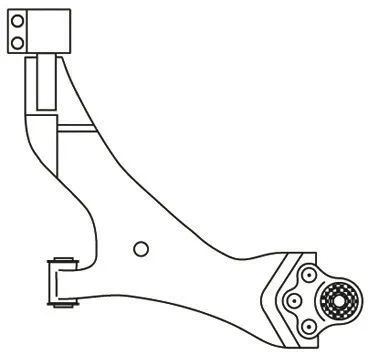 Bras de liaison, suspension de roue FRAP F3851