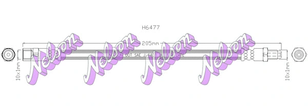 Flexible de frein KAWE H6477