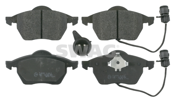 Kit de plaquettes de frein, frein à disque SWAG 30 91 6058