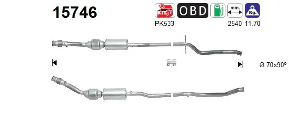 Catalyseur AS 15746