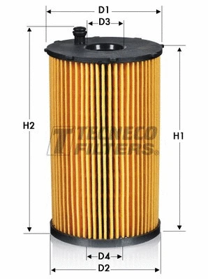 Filtre à huile TECNECO FILTERS OL010035E