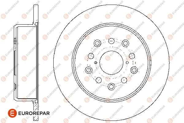 Disque de frein EUROREPAR 1667852780