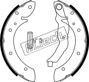 Jeu de mâchoires de frein fri.tech. 1019.025