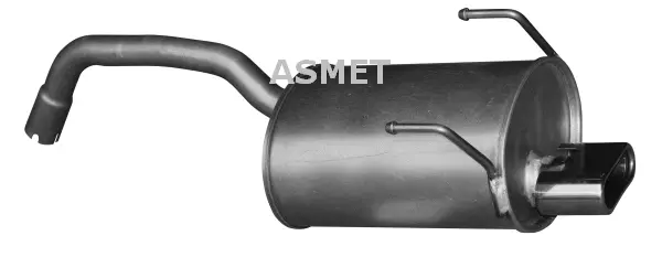 Silencieux arrière ASMET 16.085