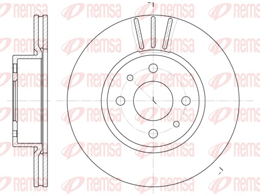 Disque de frein REMSA 6183.10