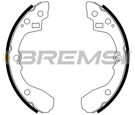 Jeu de mâchoires de frein BREMSI GF0723
