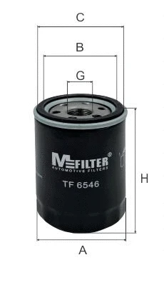 Filtre à huile MFILTER TF 6546