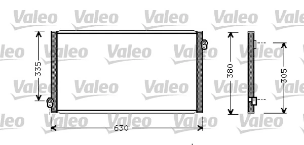 Condenseur, climatisation VALEO 817783