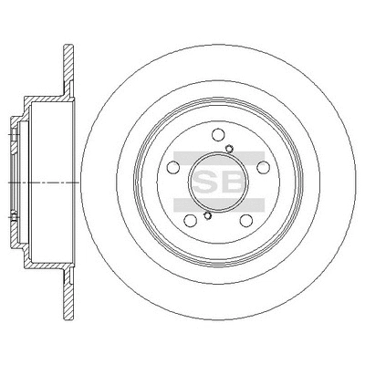 Disque de frein Hi-Q SD4710