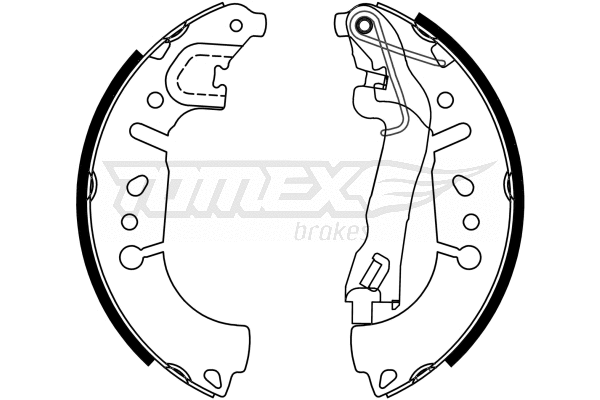 Jeu de mâchoires de frein TOMEX Brakes TX 23-37