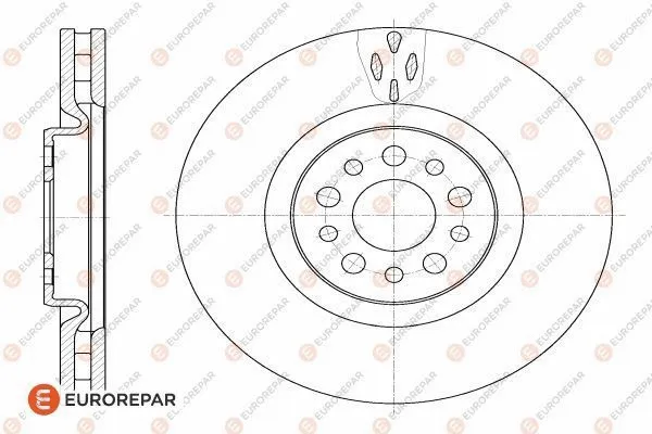 Disque de frein EUROREPAR 1618863180