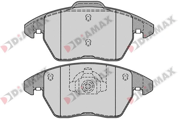Kit de plaquettes de frein, frein à disque DIAMAX N09094