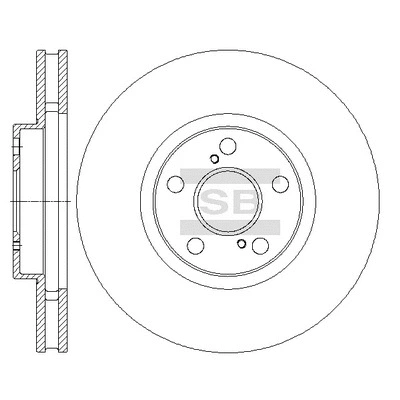 Disque de frein Hi-Q SD4071