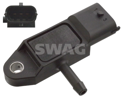 Capteur, pression de suralimentation SWAG 60 10 3635