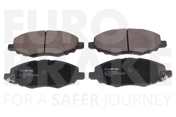 Kit de plaquettes de frein, frein à disque EUROBRAKE 5502224590