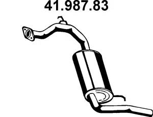 Silencieux arrière EBERSPÄCHER 41.987.83