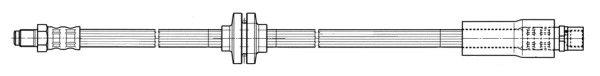 Flexible de frein CEF 512450