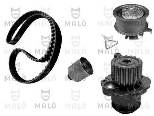 Pompe à eau + kit de courroie crantée AKRON-MALÒ 1555003
