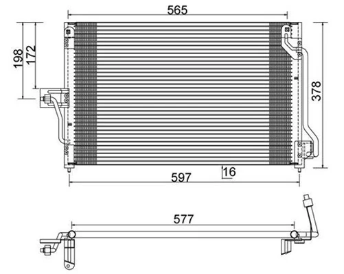 Condenseur, climatisation MAGNETI MARELLI 359003221330