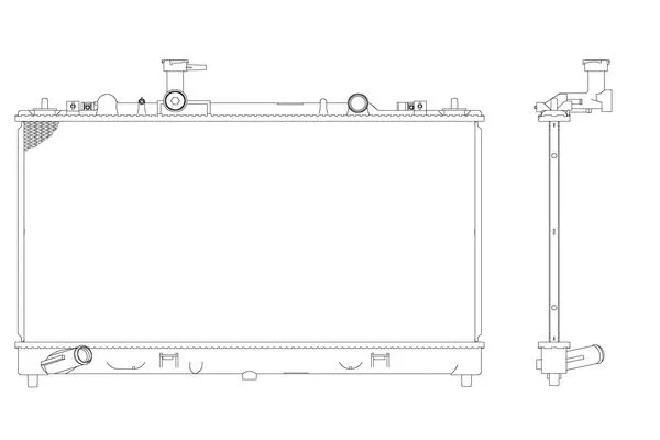Radiateur, refroidissement du moteur ORDONEZ 2065127