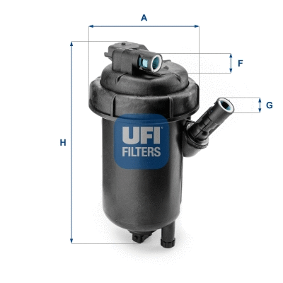 Filtre à carburant UFI 55.120.00