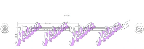 Flexible de frein BROVEX-NELSON H4290