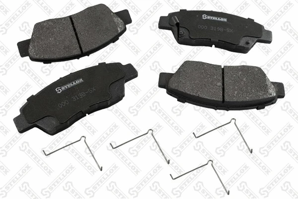 Kit de plaquettes de frein, frein à disque STELLOX 000 319B-SX