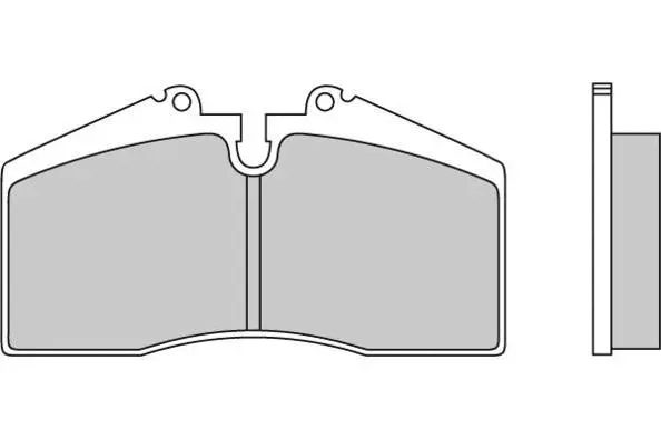 Kit de plaquettes de frein, frein à disque E.T.F. 12-0449