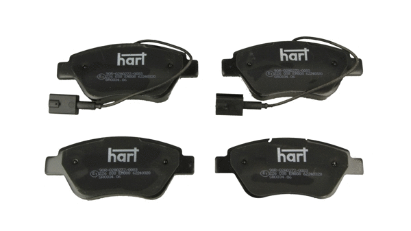 Kit de plaquettes de frein, frein à disque HART 226 038