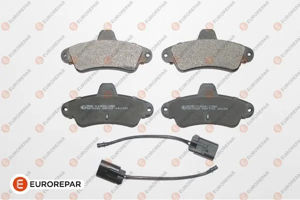 Kit de plaquettes de frein, frein à disque EUROREPAR 1617280280
