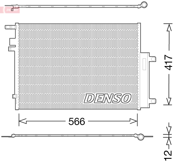Condenseur, climatisation DENSO DCN06017