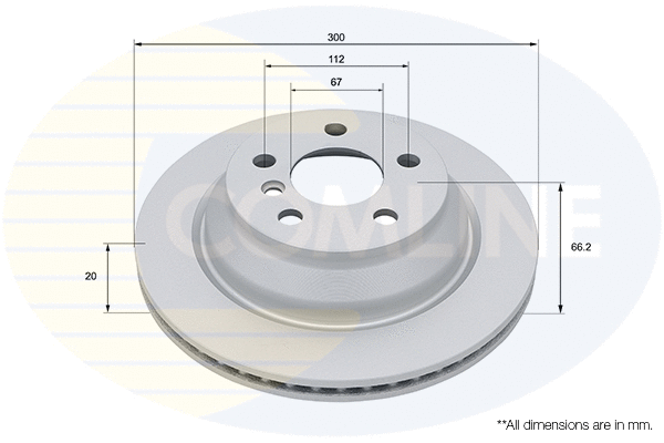 Disque de frein COMLINE ADC5056V