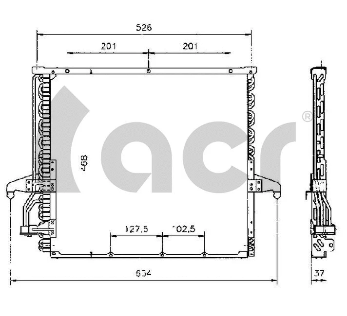 Condenseur, climatisation ACR 300103