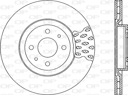 Disque de frein OPEN PARTS BDR1231.20