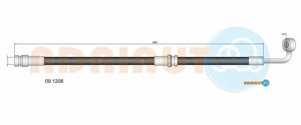 Flexible de frein ADRIAUTO 09.1208