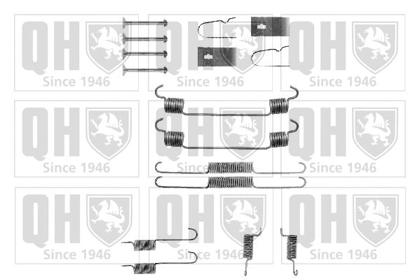 Kit d'accessoires, mâchoire de frein QUINTON HAZELL BFK348