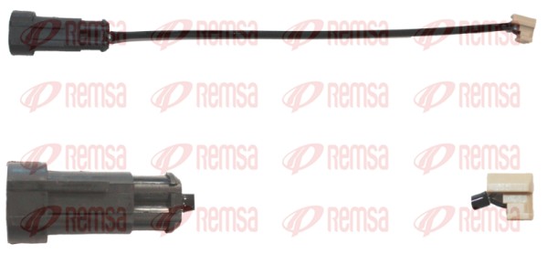 Contact d'avertissement, usure des plaquettes de frein REMSA 001134