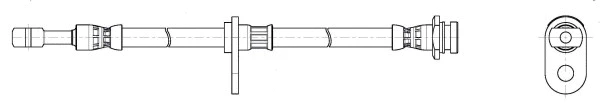 Flexible de frein CEF 515393