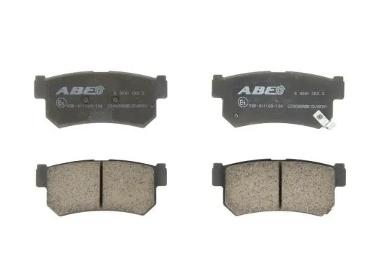 Kit de plaquettes de frein, frein à disque ABE C20008ABE