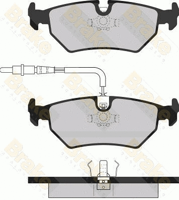 Kit de plaquettes de frein, frein à disque Brake ENGINEERING PA1064