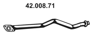 Tuyau d'échappement EBERSPÄCHER 42.008.71