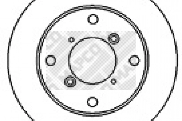 Disque de frein MAPCO 25590