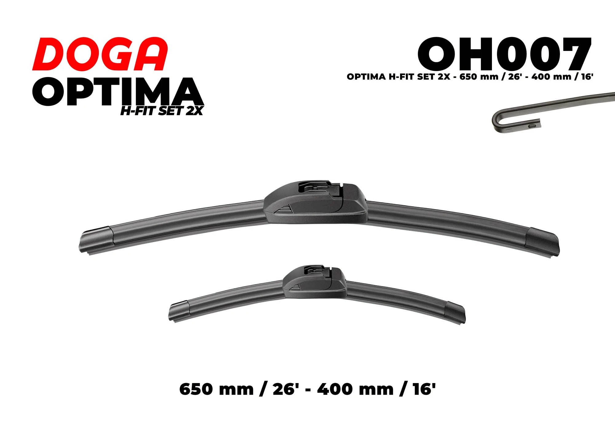 Balai d'essuie-glace DOGA OH007
