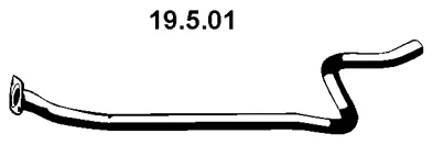 Tuyau d'échappement EBERSPÄCHER 19.5.01