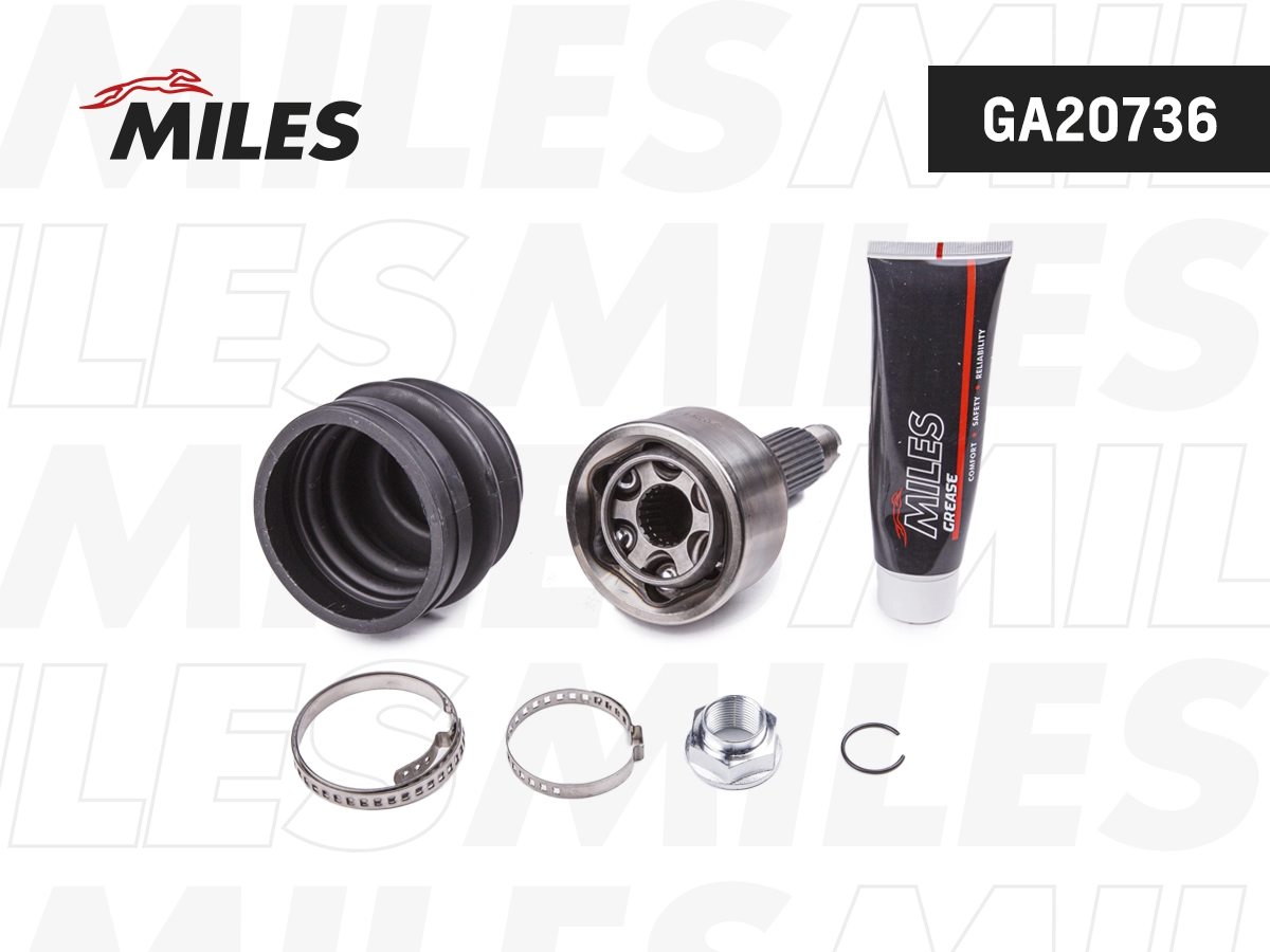 Jeu de joints, arbre de transmission MILES GA20736