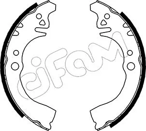 Jeu de mâchoires de frein CIFAM 153-036