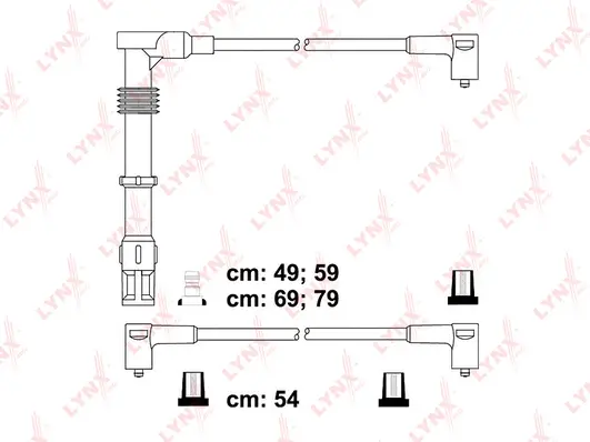 Kit de câbles d'allumage LYNXAUTO SPC8009