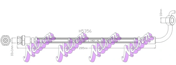 Flexible de frein KAWE H5356