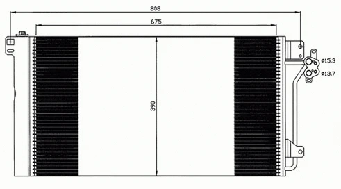 Condenseur, climatisation AUTOCLIMA 30311545CP